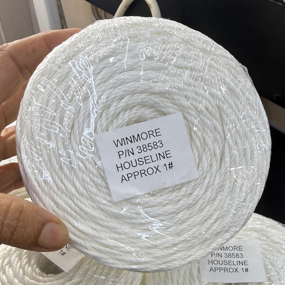 Winmore Houseline Twisted  Rope Coil - White
